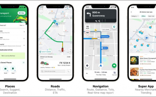 GrabMaps tăng cường sức mạnh của siêu ứng dụng Grab
