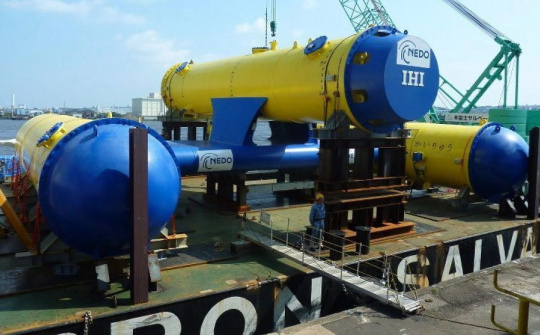 Nhật Bản thử nghiệm sản xuất điện từ hải lưu