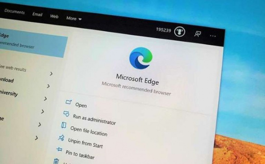 Microsoft Edge tiếp tục nhận được sự tin tưởng của người dùng PC