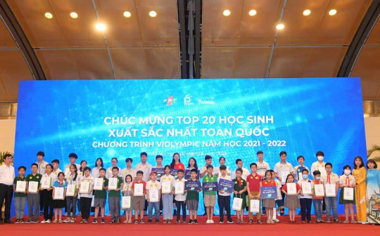 Hơn 7.400 học sinh đoạt giải quốc gia Violympic 2021 – 2022