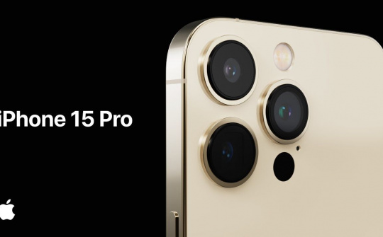 iPhone 15 Pro đẹp hút hồn, có camera tiềm vọng