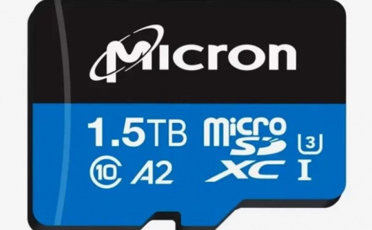 Micron giới thiệu thẻ nhớ microSD 1,5 TB đầu tiên