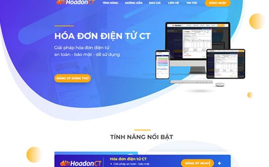 Hệ thống Hóa đơn điện tử CT được phép cung cấp dịch vụ