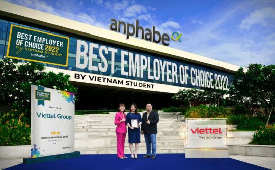 Viettel là "thương hiệu tuyển dụng hấp dẫn nhất 2022" với sinh viên