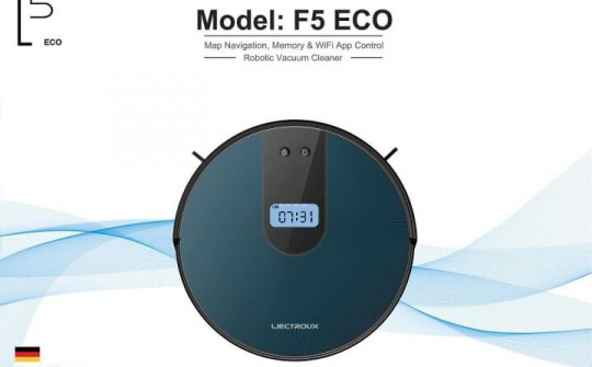Robot hút bụi Liectroux F5 Eco chính thức có mặt tại Việt Nam