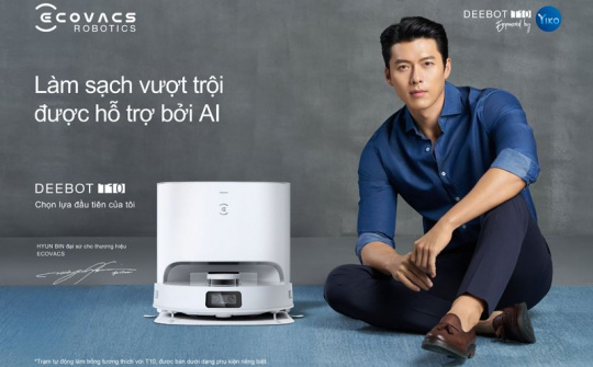 ECOVACS ra mắt robot hút bụi, lau nhà DEEBOT T10 tích hợp công nghệ AI