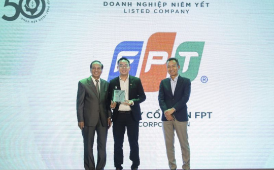 FPT được vinh danh trong top doanh nghiệp phát triển bền vững 2022