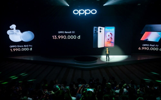 Oppo Reno8 series lên kệ tại Việt Nam, giá từ 9 triệu đồng