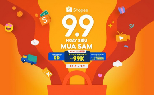 Shopee sắp khởi động 9.9 Ngày Siêu Mua Sắm với hàng loạt ưu đãi