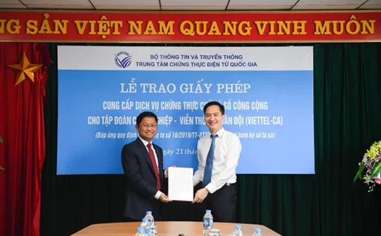 Dịch vụ chữ ký số từ xa MySign chính thức được cấp phép