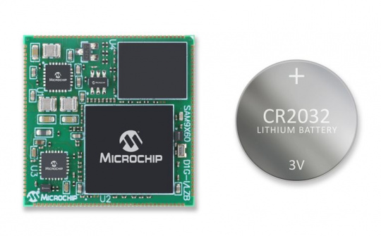 Microchip đưa bộ vi xử lý hệ thống SAM9X60D1G-SOM "lên kệ"