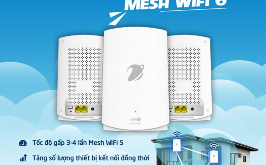 VNPT Tech “rục rịch” đưa Mesh wifi 6 ra thị trường