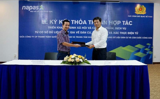 Napas và Trung tâm dữ liệu dân cư ký hợp tác