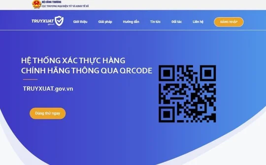 Hệ thống QRCode xác thực hàng chính hãng của Bộ Công Thương đã sẵn sàng