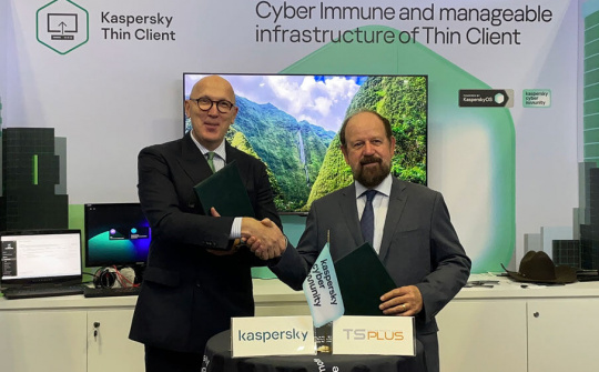 Kaspersky và TSplus hợp tác về Miễn dịch Không gian mạng