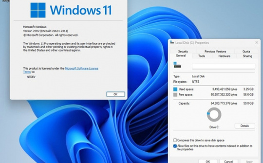 Tiny11 Core - phiên bản Windows 11 thu nhỏ dành cho cấu hình thấp