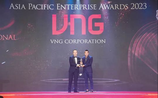 VNG được vinh danh 'thương hiệu truyền cảm hứng' năm 2023