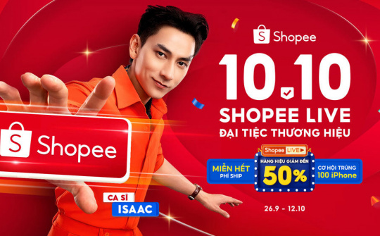Shopee tiếp tục khai thác "chủ bài" Shopee Live cho mùa mua sắm cuối năm