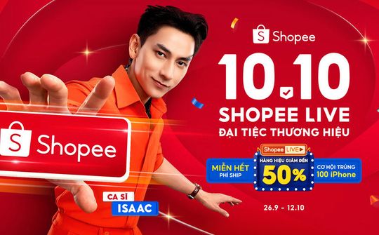 Shopee tiếp tục khai thác "chủ bài" Shopee Live cho mùa mua sắm cuối năm