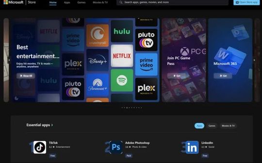 Microsoft ra mắt cửa hàng ứng dụng web mới cho Windows