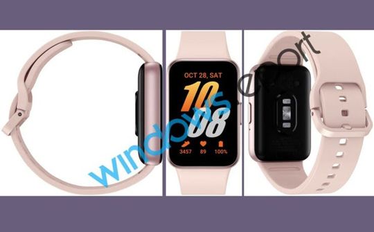 Rò rỉ thiết kế vòng đeo thông minh Galaxy Fit 3