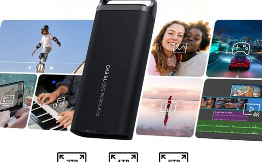 Samsung  trình làng ổ cứng SSD T5 Evo, giá từ 4,6 triệu đồng