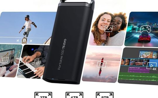 Samsung  trình làng ổ cứng SSD T5 Evo, giá từ 4,6 triệu đồng