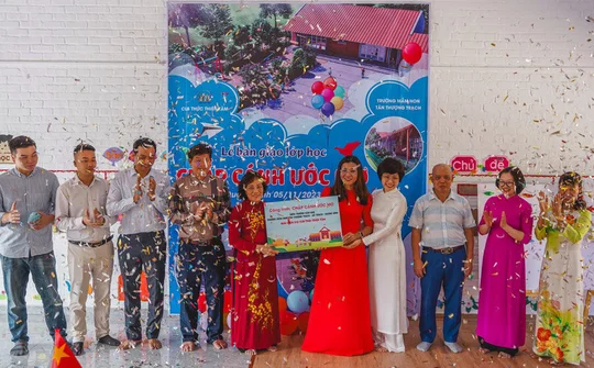 Khánh thành lớp học “Chắp cánh ước mơ” tại Quảng Bình