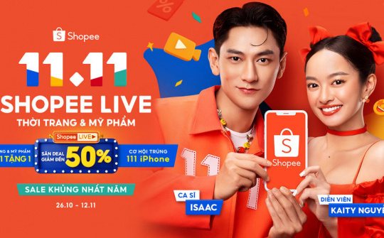 Shopee tung loạt ưu đãi qua chuỗi livestream siêu sale 11 ngày