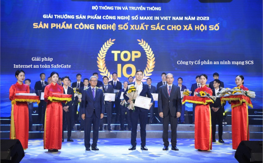 Giải pháp SafeGate đạt giải thưởng sản phẩm công nghệ số xuất sắc Make in Viet Nam 2023