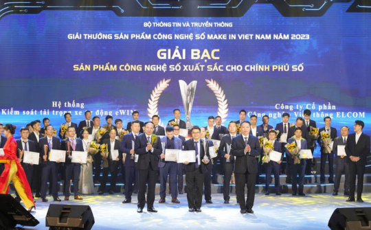 Elcom giành Giải thưởng Sản phẩm xuất sắc Make in Vietnam cho Chính phủ số