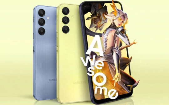 Galaxy A25 5G chốt giá từ 6,59 triệu đồng tại Việt Nam