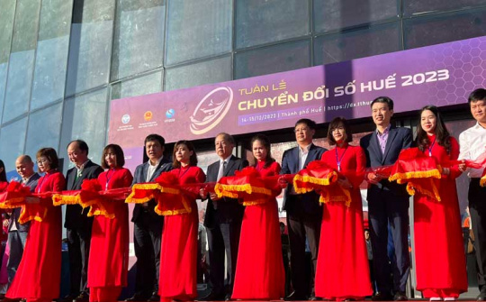 Tuần lễ Chuyển đổi số Huế 2023 chính thức khai mạc