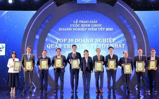 FPT lại nằm trong Top 10 DN lớn có Quản trị công ty tốt nhất năm 2023