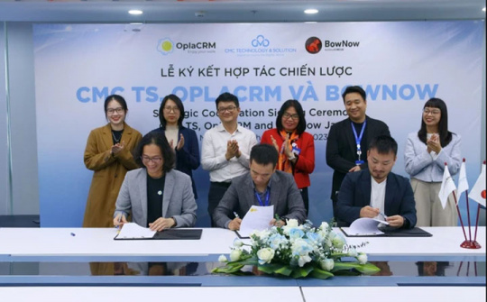 CMC TS hợp tác chiến lược với OplaCRM và Bownow