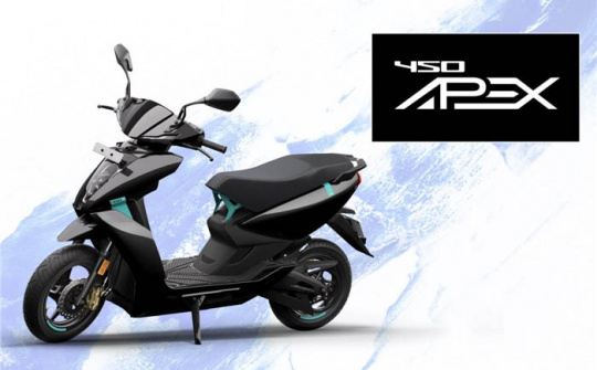 Ather Energy lên kế hoạch công bố mẫu xe tay ga chạy điện Ather 450 Apex