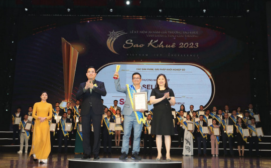 Selly nhận giải thưởng Sao Khuê 2023 về giải pháp sàn thương mại điện tử