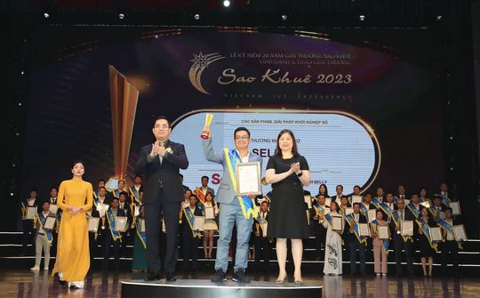 Selly nhận giải thưởng Sao Khuê 2023 về giải pháp sàn thương mại điện tử
