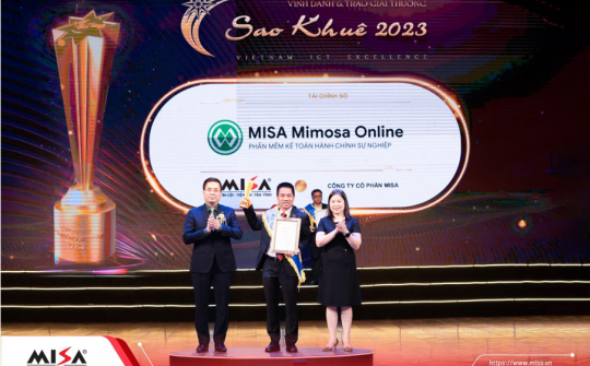 MISA Mimosa Online xuất sắc giành giải thưởng Sao Khuê 2023