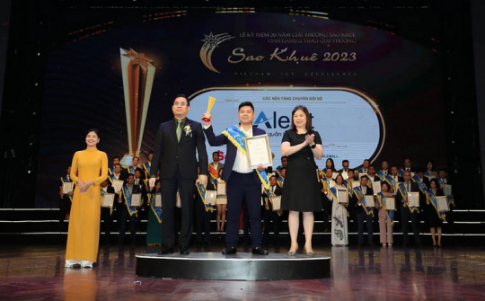 SaleKit - Phần mềm quản lý bán hàng đa kênh được trao tặng Giải thưởng Sao Khuê 2023