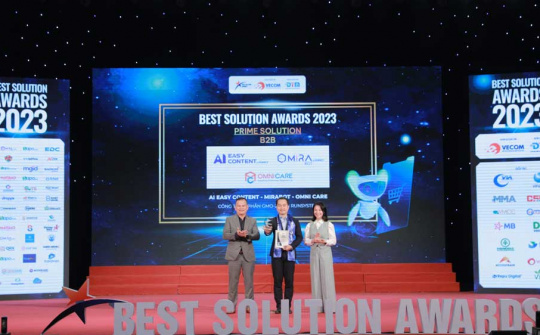 Bộ giải pháp AI của GMO-Z.com RUNSYSTEM đạt giải Best Solution Awards 2023