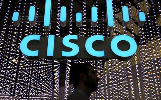 Lợi nhuận và doanh thu của hãng công nghệ Cisco đều vượt dự báo