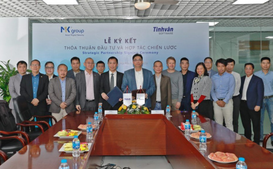 MK Group ký thỏa thuận đầu tư và hợp tác chiến lược với Tinhvan Software