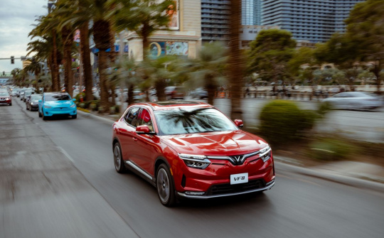 Xe điện VinFast đến tay người dùng Mỹ đầu tháng 3