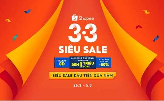 Shopee triển khai hoạt động mua sắm 3/3 tích hợp công nghệ AI