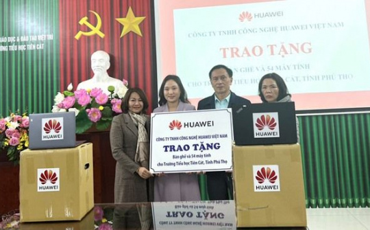 Huawei Việt Nam đưa công nghệ trong giáo dục đến vùng cao