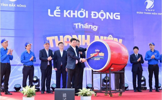 Đoàn thanh niên VNPT phối hợp với Tỉnh Đoàn Đăk Nông tổ chức lễ khởi động Tháng Thanh niên năm 2023