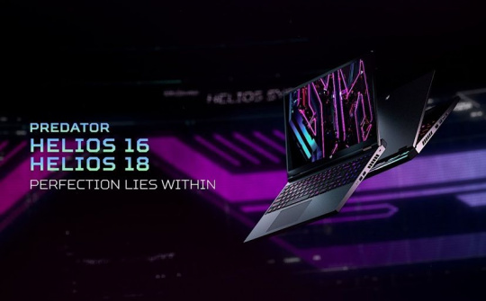 Acer ra mắt bộ đôi laptop Predator Helios 16 và Helios 18