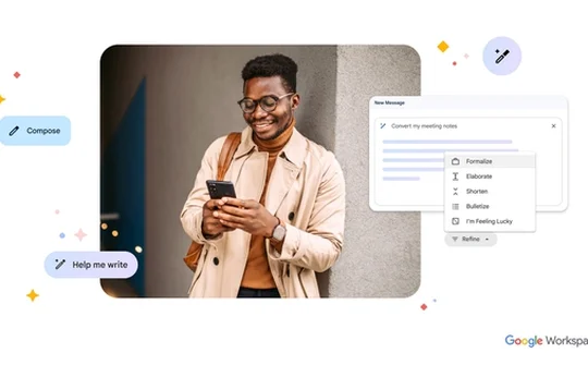 Google Docs và Gmail có AI hỗ trợ viết văn bản