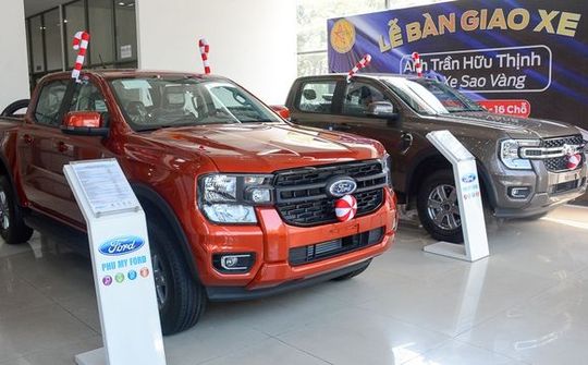 Tiêu thụ xe bán tải gia tăng, Ford Ranger chiếm hơn 80%